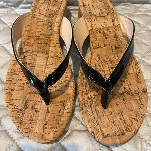 New Crown & Ivy Black Sandals 8.5